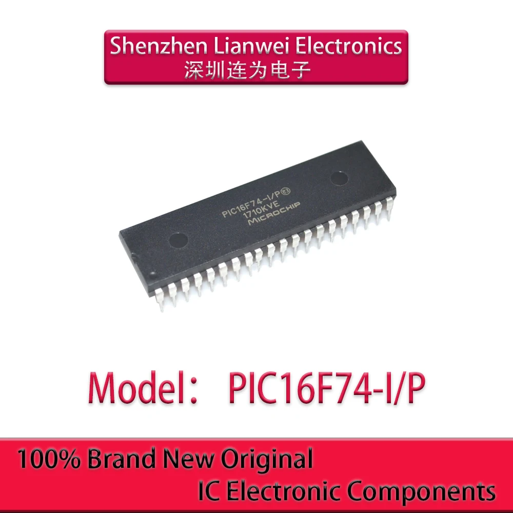 

100% New Original PIC16F74 PIC16F74-I/P IC MCU Chipset DIP-40