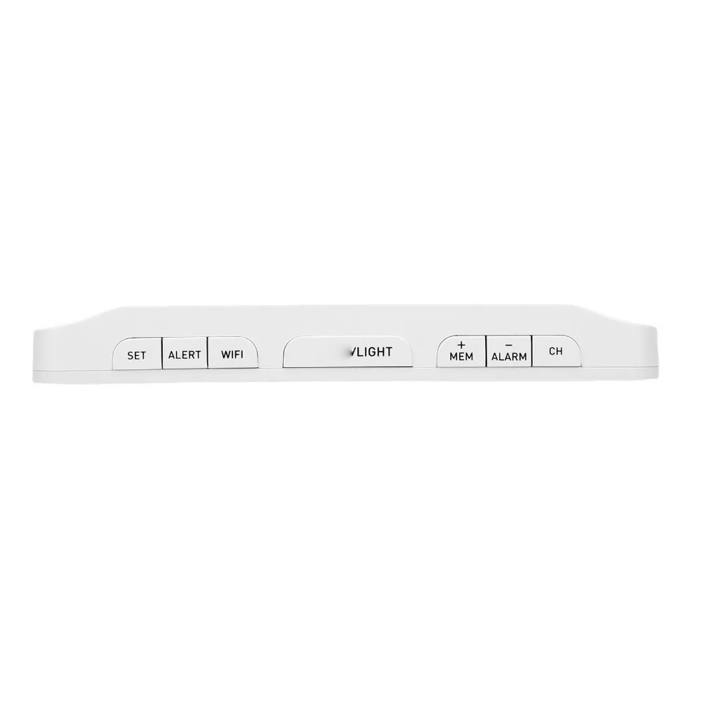 Wifi Weather Forecast Digital Clock Air Pressure Temperature and Humidity Alarm CLock Large Display Brightness Adjustment
