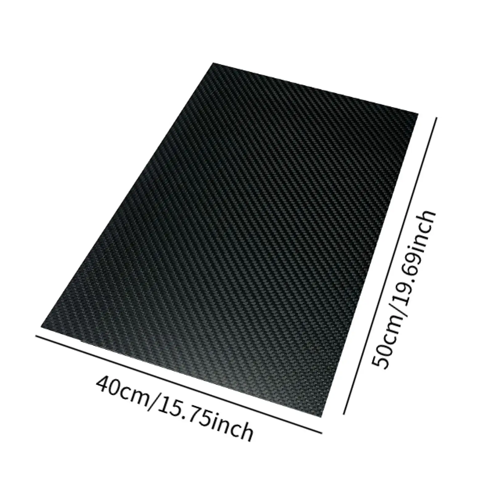 Carbon Fiber Plate,Material 3K 40x50cm DIY Carbon Fiber Plate,Panel Sheet,Glossy Finish for Model Aircraft Helicopter Bracket