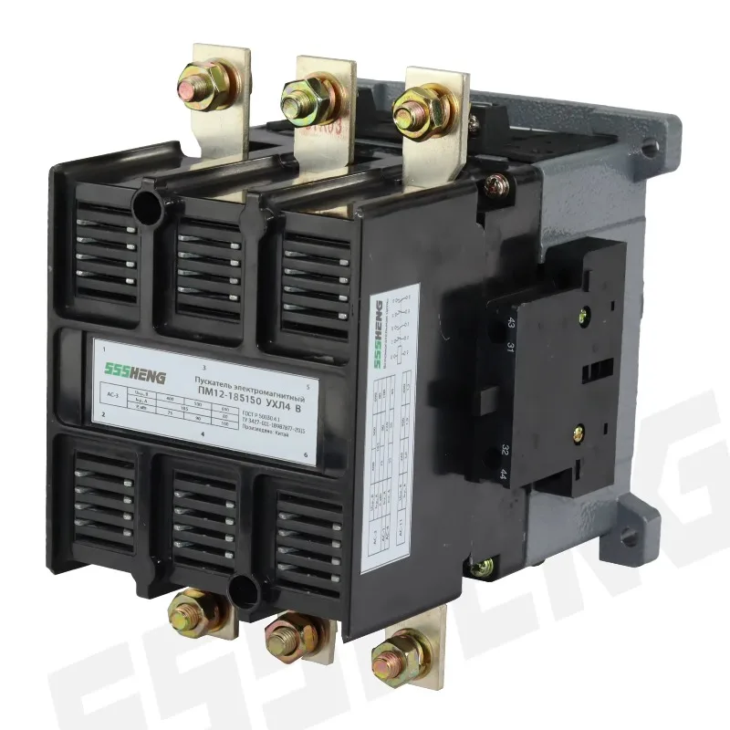 PM12 Contactor 180A 3-phase 2NO2NC PM12-180150 Ac Contactor Electromagnetic Starter