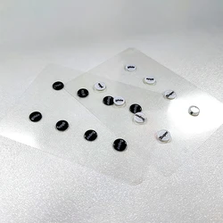 1 Pack Glass Mouse Skates DIY Universal Dots Mouse Feet Pads Sticker for Gaming Mouse Anti-Slip Pad
