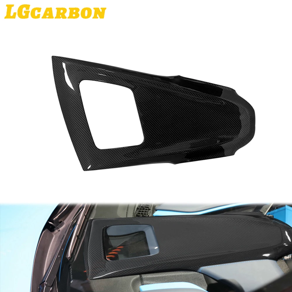 LGcarbon Carbon Fiber Cover Center Console Trim Sticker Decoration For Chevy For Chevrolet Corvette C8