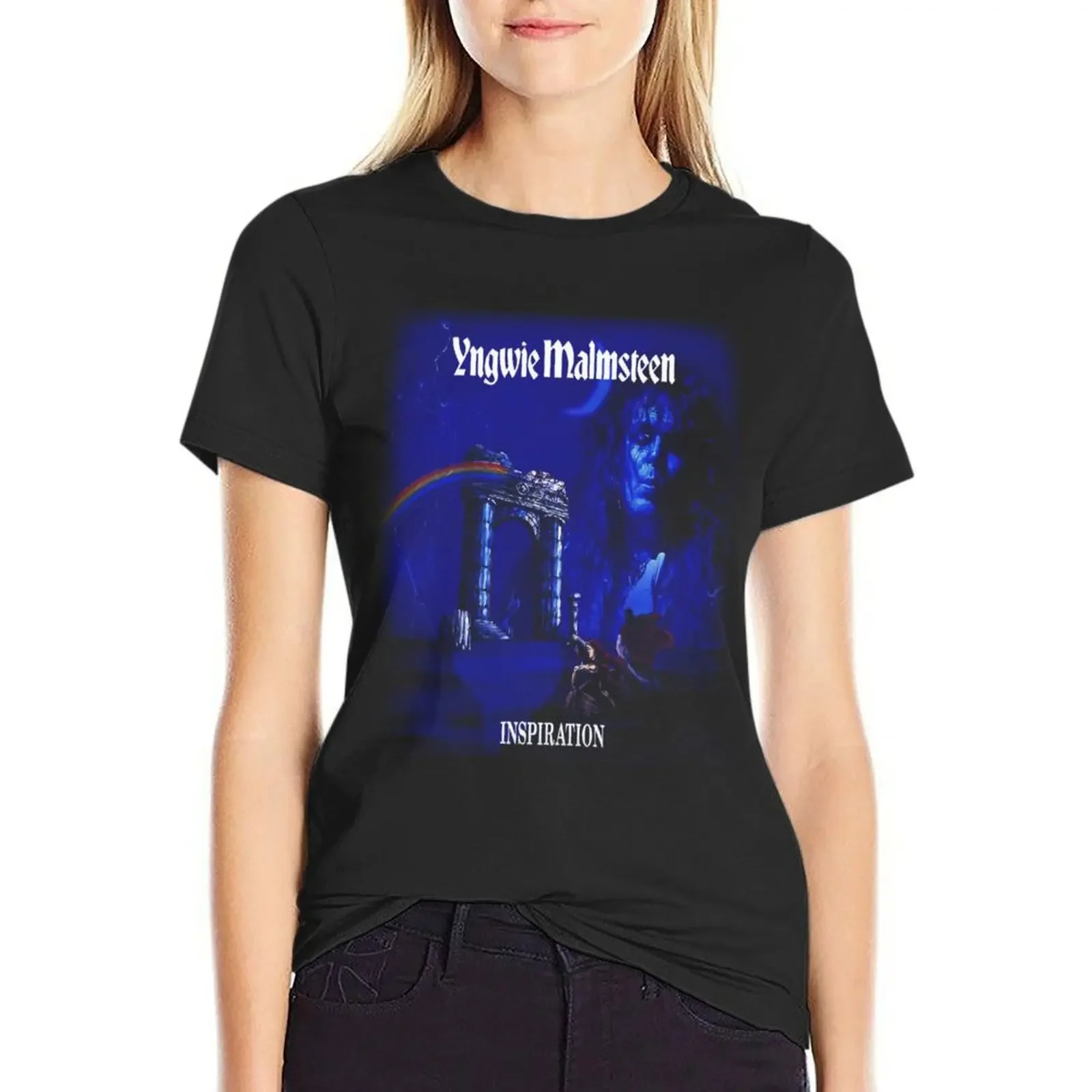 

YNGWIE FOREVER INSPIRED!! T-Shirt new edition Aesthetic clothing summer top customs design your own tops Women