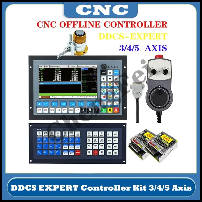 DDCS EXPERT V2 Offer Offline CNC Controller M350 3axis4axis5Axis 1MHz G-Code For Drilling Milling Replace Mach3 Ddcsv3.1 4.1