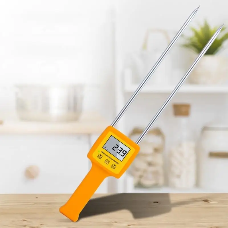 2025 New Large Display Grains Humidity Meter Digital Grains Meter with Anti Slip Handle