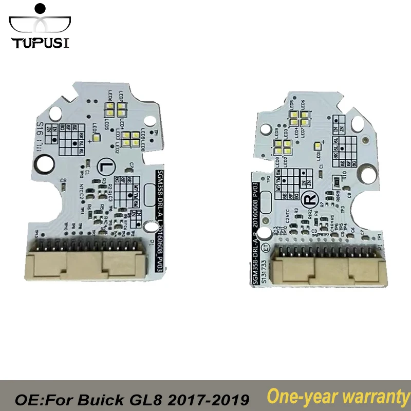 

Brightly White DRL LED Board For Buick GL8 ES 2017 2018 2019 LED Daytime Running Lights Module
