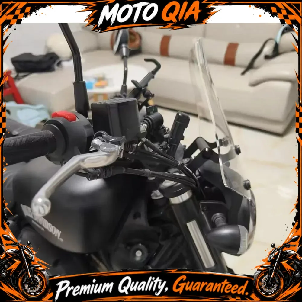 QJMOTO SRV300 SRV125 SRV250 Sports Wind Deflector Suitable for QJMOTO 125 250 300 Windshield Modification Accessories