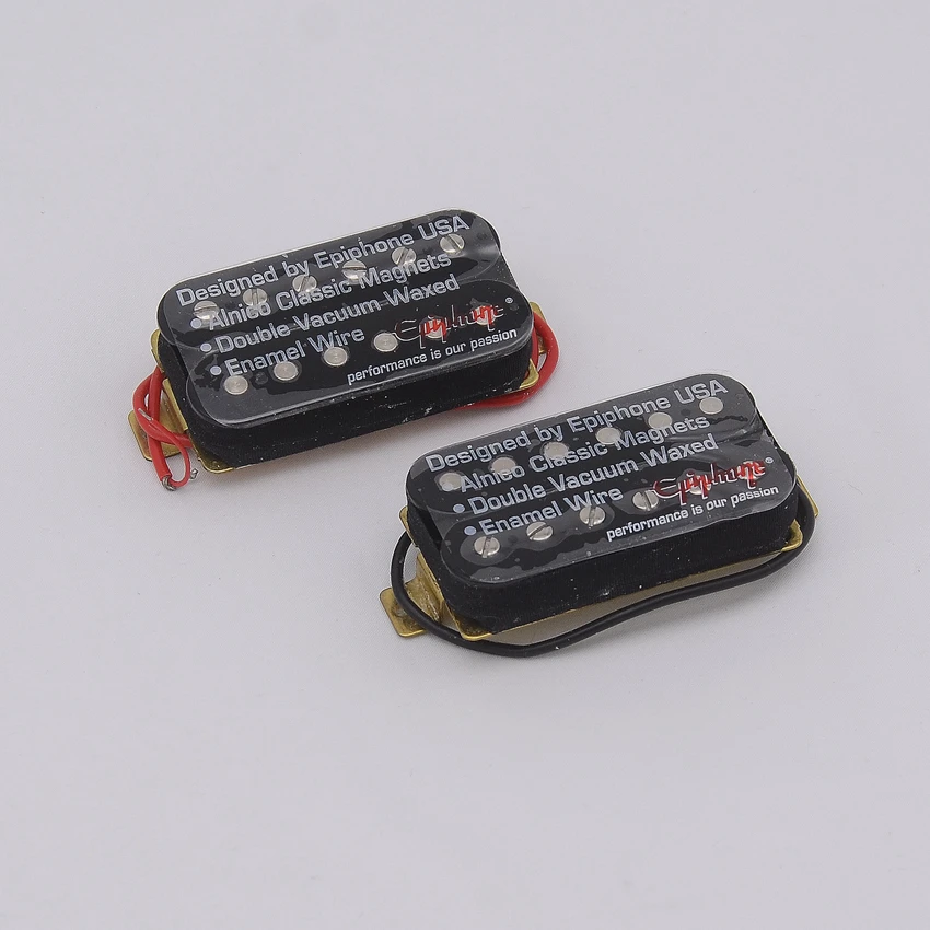 1 Set Epi Electric Guitar Humbucker Pickup ( Ceramic / Alnico Magnet Bar ) for Les Paul Guitar