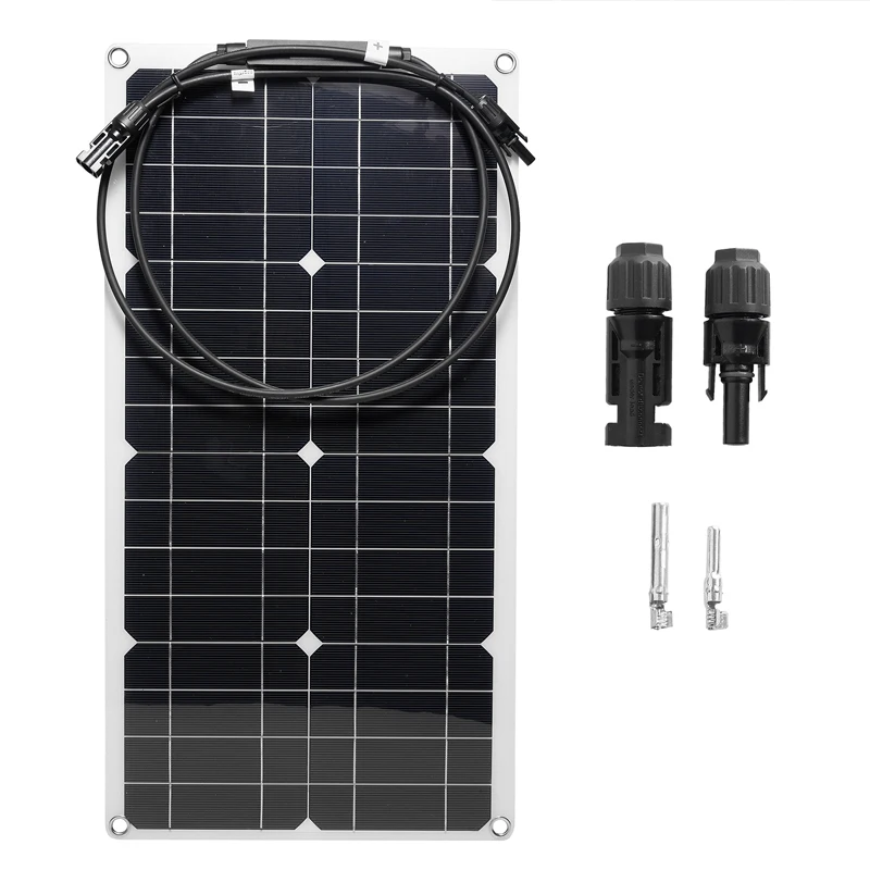 300W 600W Solar Panel 18V Flexible Solar Cell 10A-100A Controller Suitable For Mobile Phone Car RV Camping Solar Plate Charger