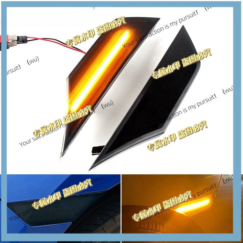 2 Smoke Lens LED Side Width Indicator for Honda Civic 2016 2017 2018 2020 OE #34300-TET-H01