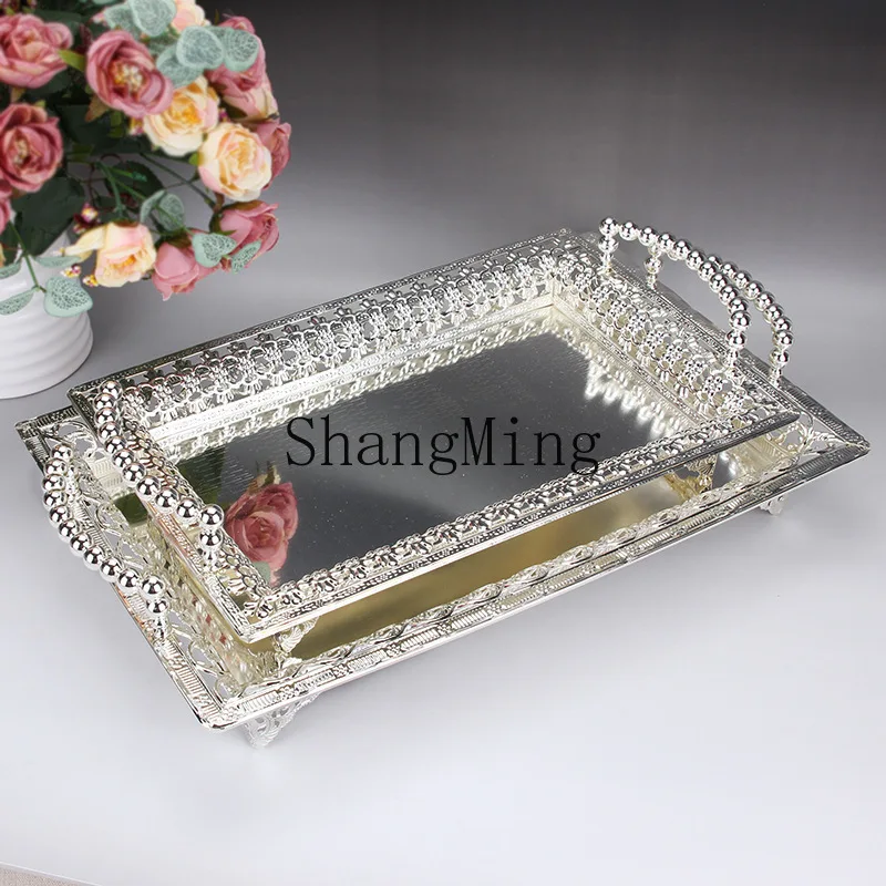 

PYH Fashion fruit plate Silver tray High-end fruit plate KTV bar Hotel fruit plate
