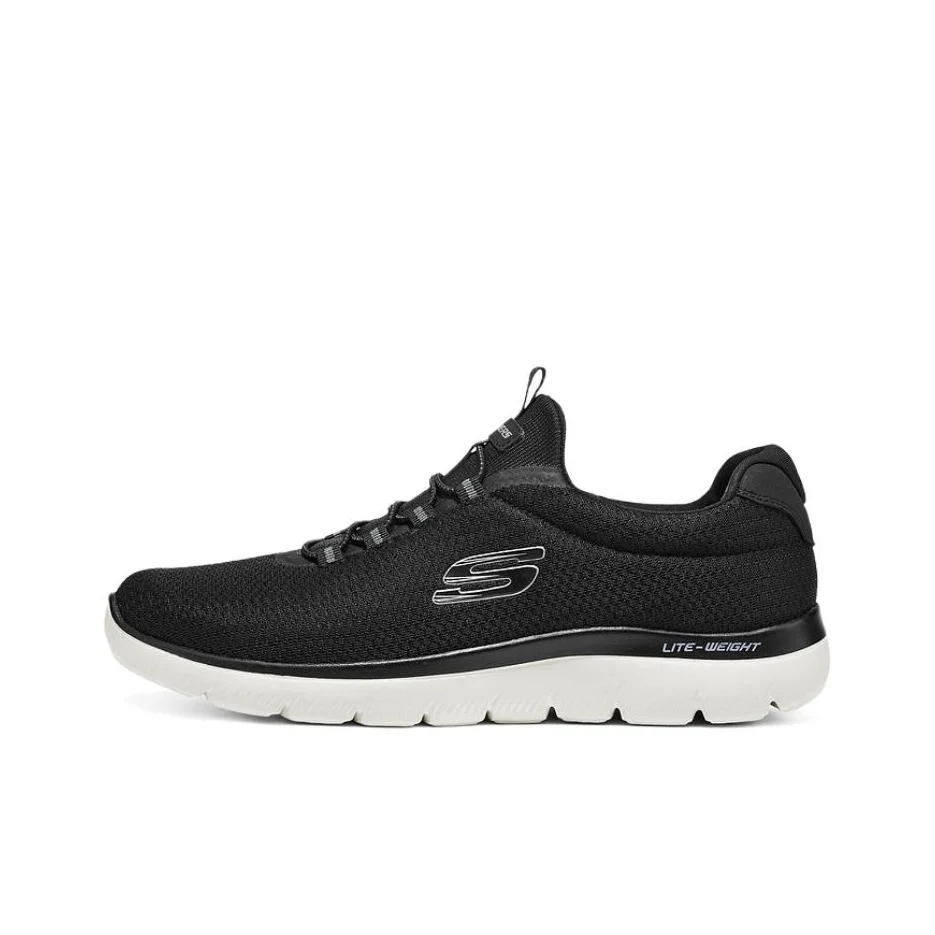 skechers-summits-low-top-walking-shoes-men's-black-233049-bkw