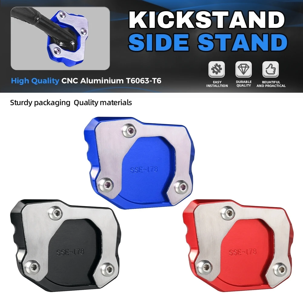 

For BMW F700GS 2013 2014 2015 2016 2017 2018 2019 2020 2021 Motorcycle Kickstand Foot Side Stand Extension Pad Support Plate