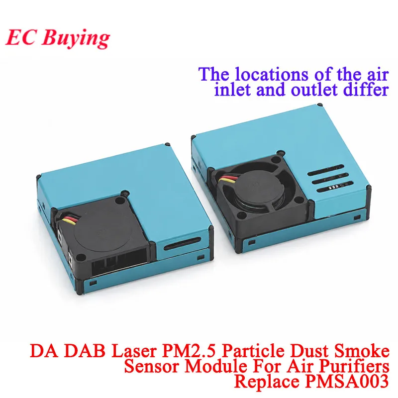 DA DAB Laser PM2.5 PM10 PM1.0 Sensor Replace Plantower PMSA003 Particle Dust Smoke Sensor Module For Air Quality Purifiers