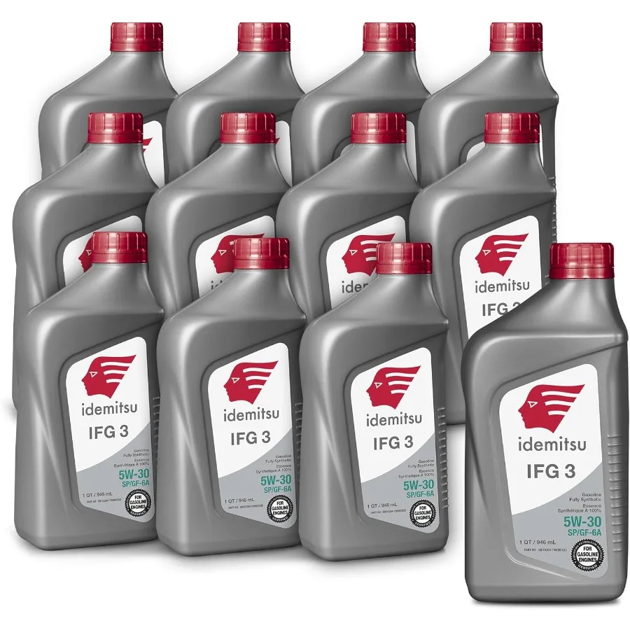 

Idemitsu IFG 3 5W-30 Полностью синтетическое моторное масло 1 литр Корпус из 12 сертификатов SP/GF-6A моторного масла для двигателей TGDI PFI Engineered