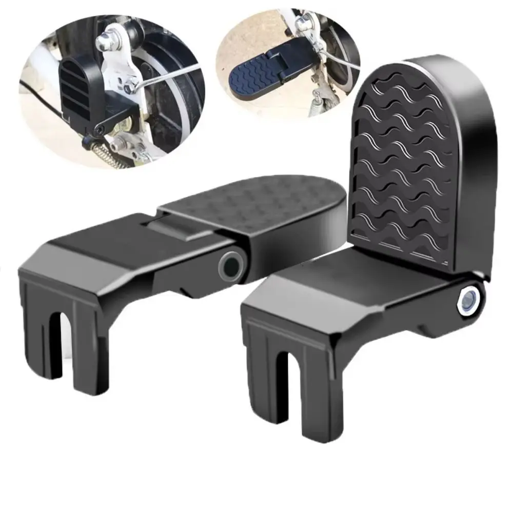 

2pcs New Universal Bicycle Rear Pedal Lightweight Rear Passenger Rear Wheel Folding Mountain Bike Pedal Electric Bicycle