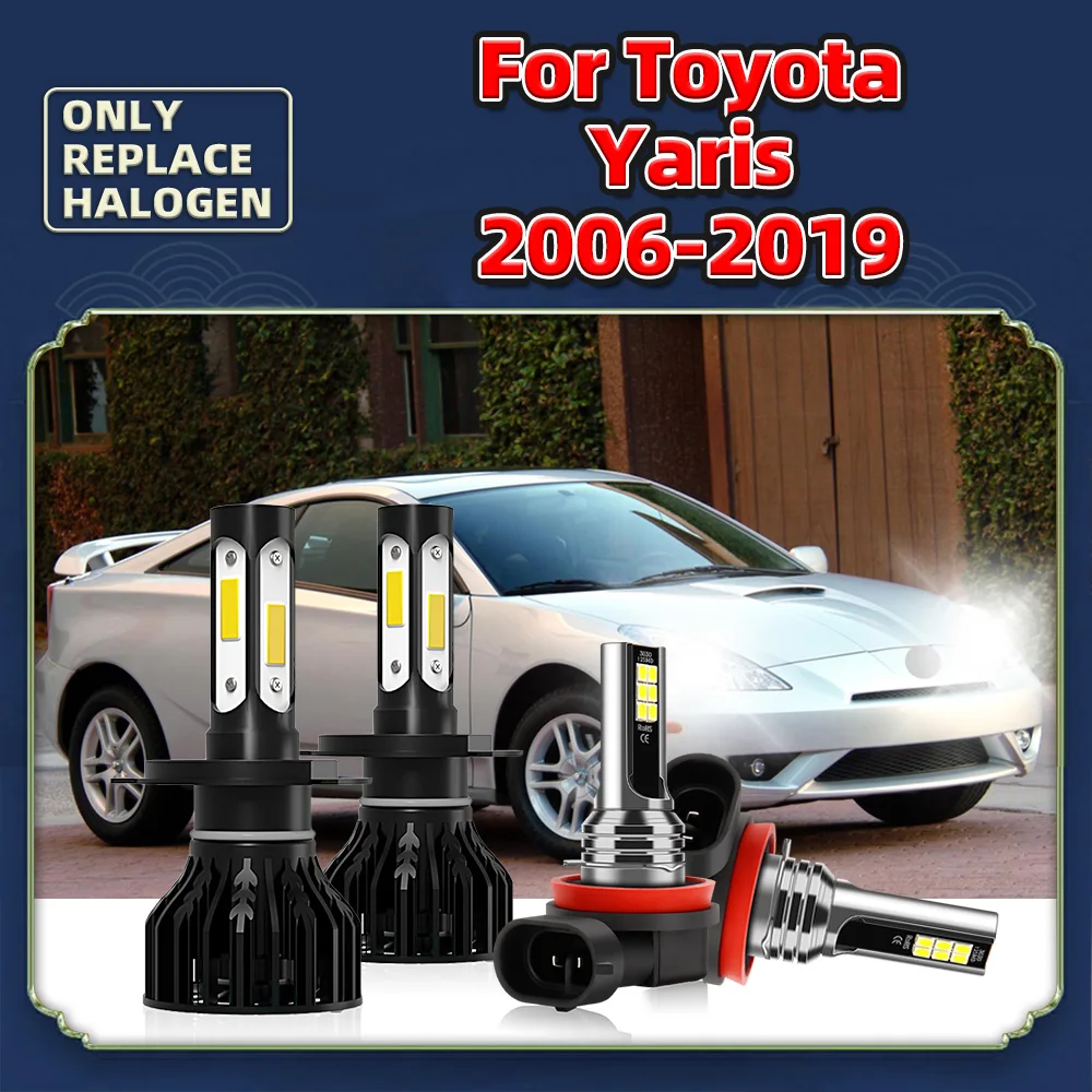 

Автомобильная лампа головного света H4 H11 2006 лм 90 Вт 12 В для Toyota Yaris 2007 2008 2009 2010 2011 2012 2013 2014 2015 2016 2017 2018 2019