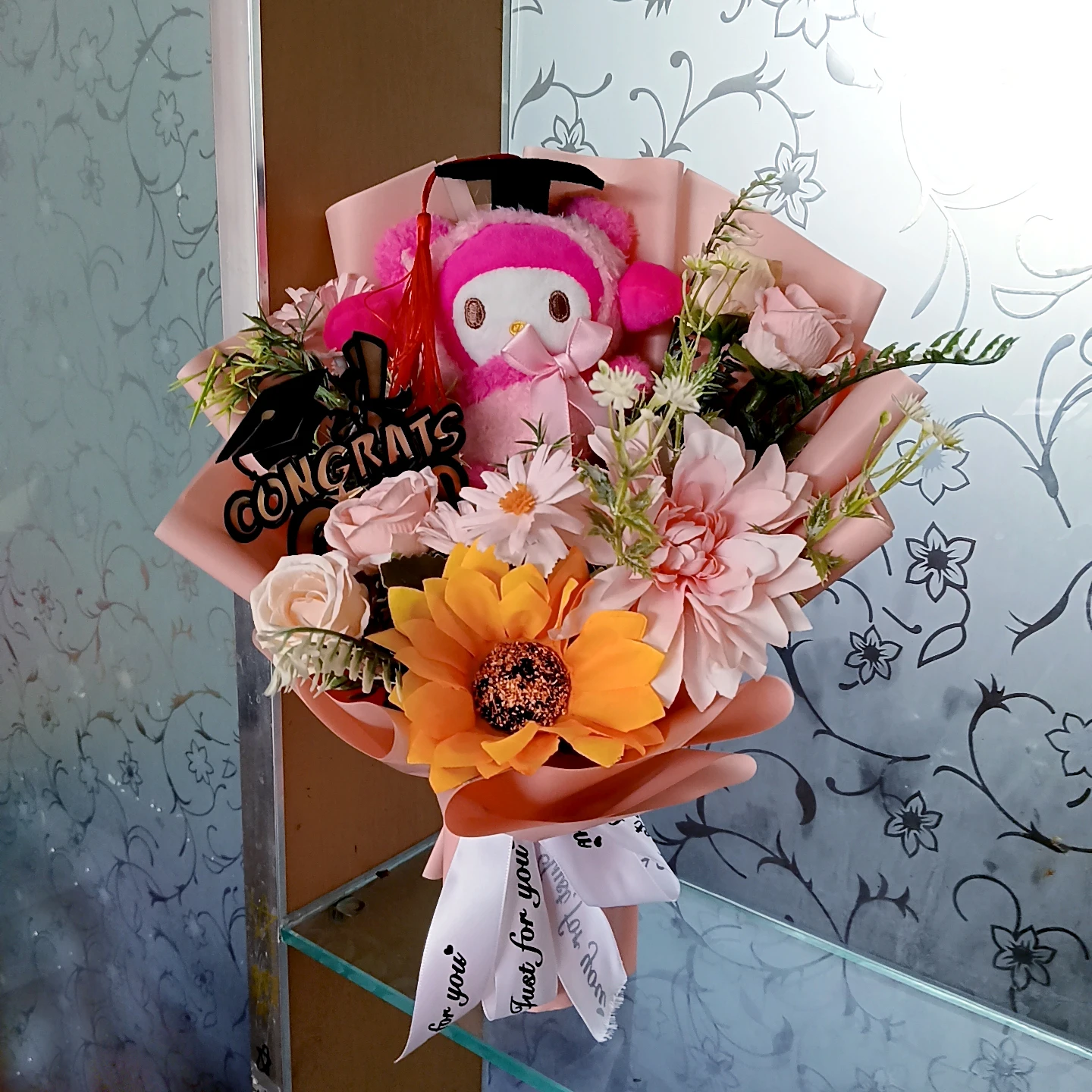 Afstuderen Cartoon Hello Kitty Kuromi Melody Cinnamoroll Knuffels Valentijnsdag Verjaardag Moederdag Afstudeercadeau