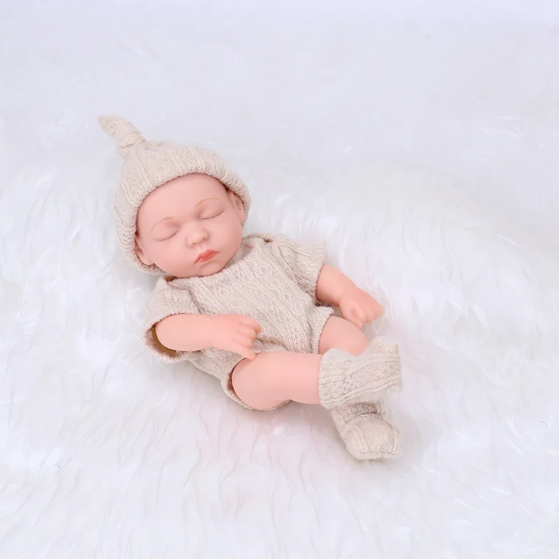 Puppenkleidung für 20cm Reborn-Puppen Set für 7,87 Zoll Pullover Overall Puppenkleidung DIY Anziehspielzeug Puppenzubehör – Detail 9