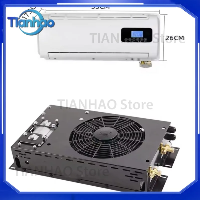 Portable 12V 24V Car Air Conditioner for Diesel Generator Truck New Energy Vehicles RV Ship view 2