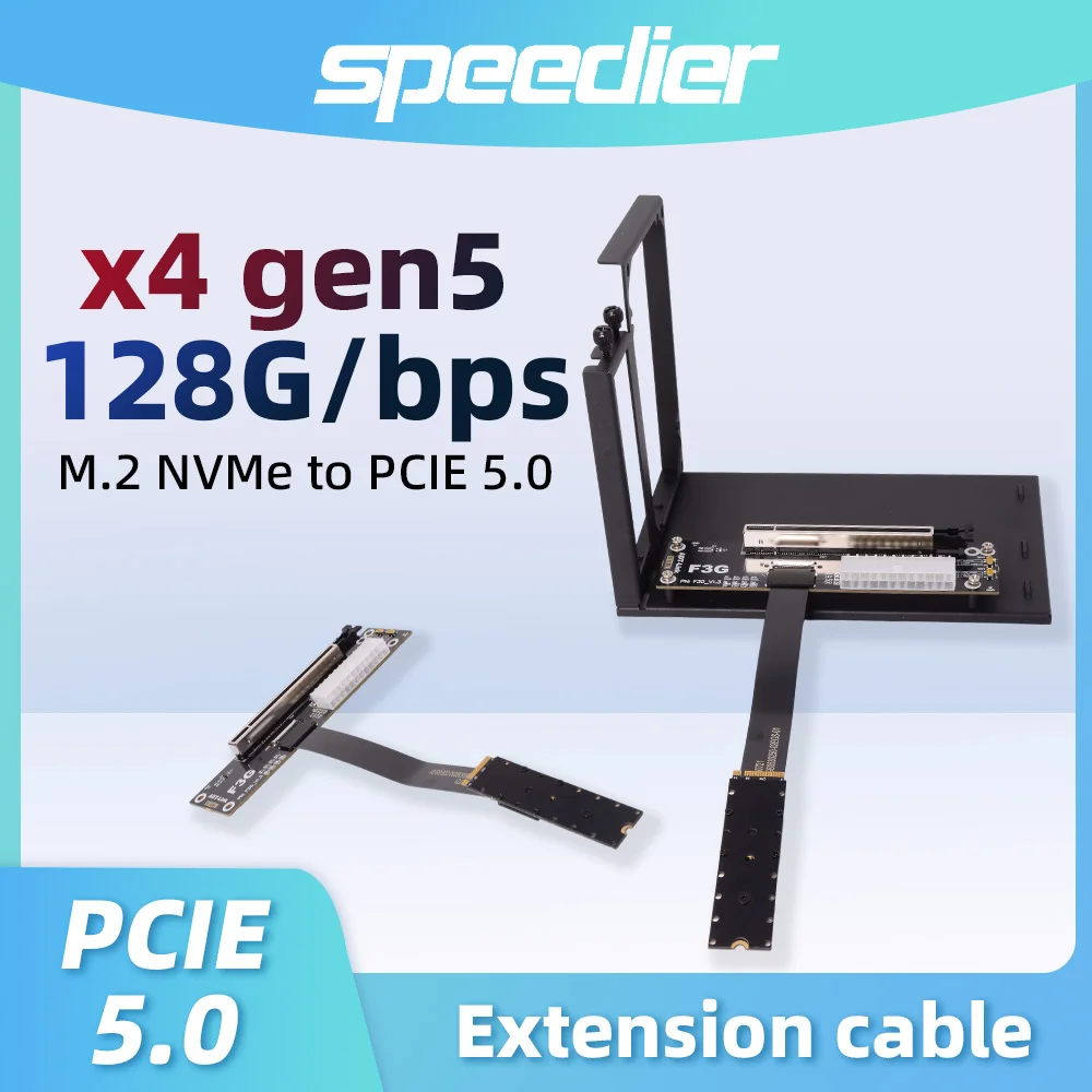 

F3G PCIe 5.0 x16 to M.2 NVMe M Key eGPU Adapter External Video Graphics Card GPU Dock for Notebook Laptop ITX STX Intel NUC