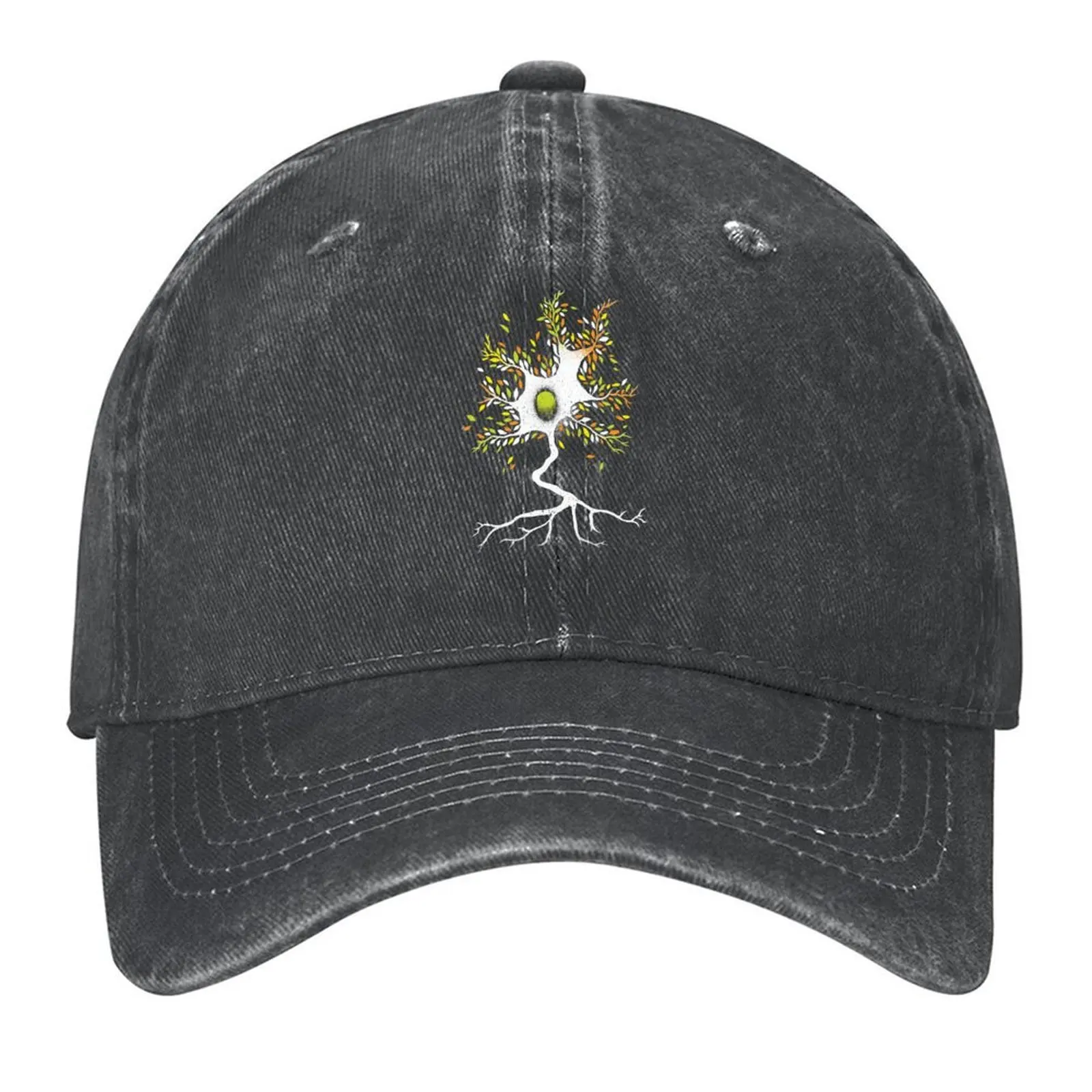 

Neuron Three Biomimicry Neuro Science Nature by Tobe Fonseca Baseball Cap Sports Cap Trucker Hat Hat men Ladies Men's