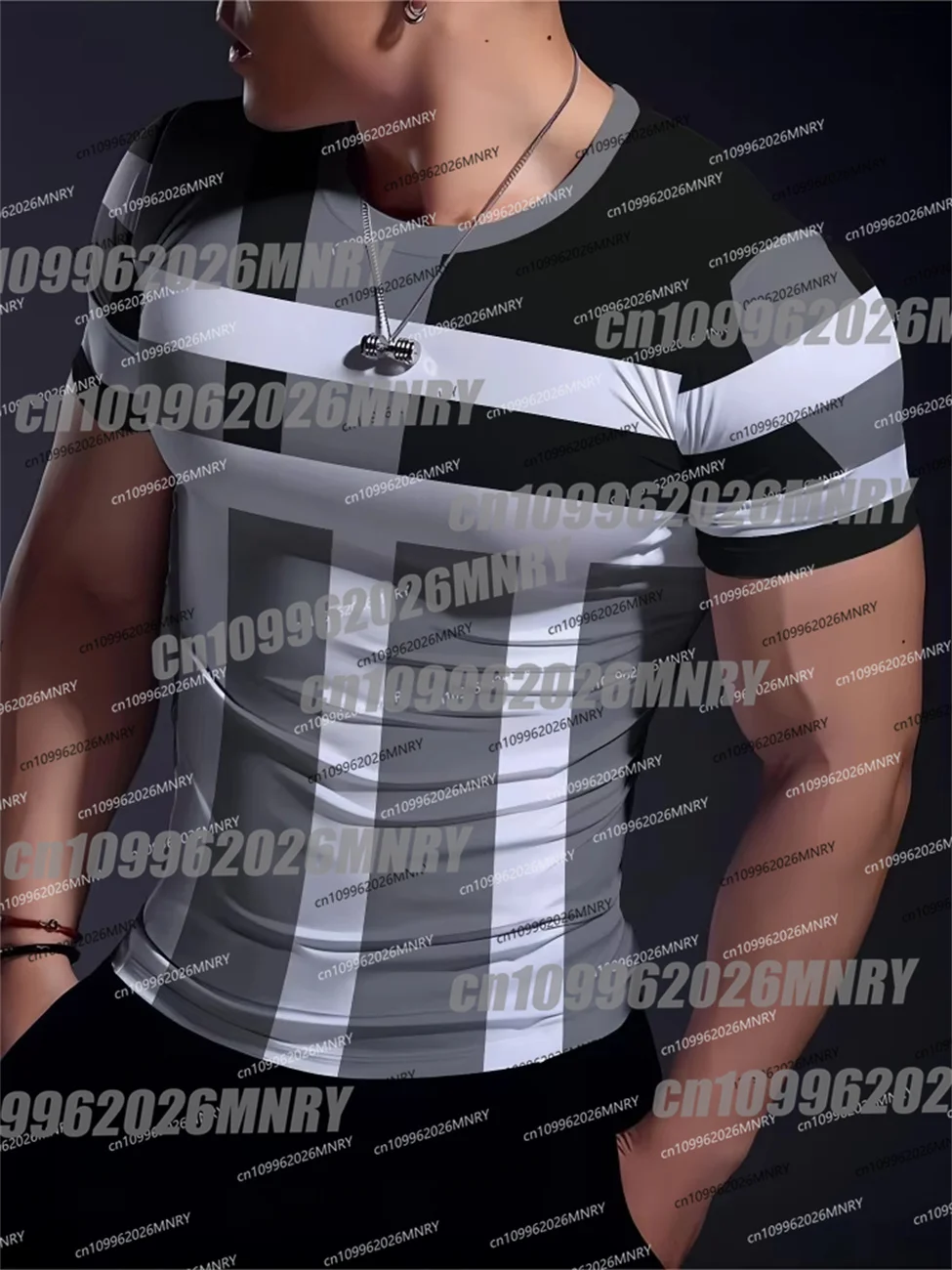 Men's Racing 3D Print Round Neck Kid Short Sleeve Top Outdoor Casual Loose Men T-shirt Daily Sports Moto Absorbent Short Sleeve