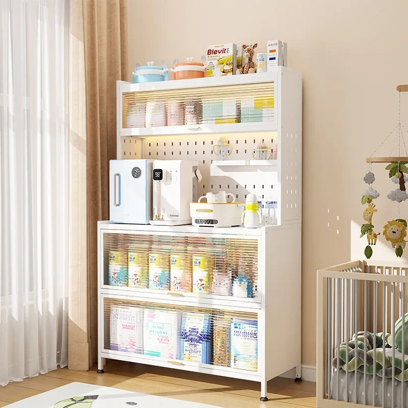 Large Storage Cabinet Versatile Use Thickened Panel Smooth Surface Ergonomic Design Easy Assembly Floor Protection Noise Free