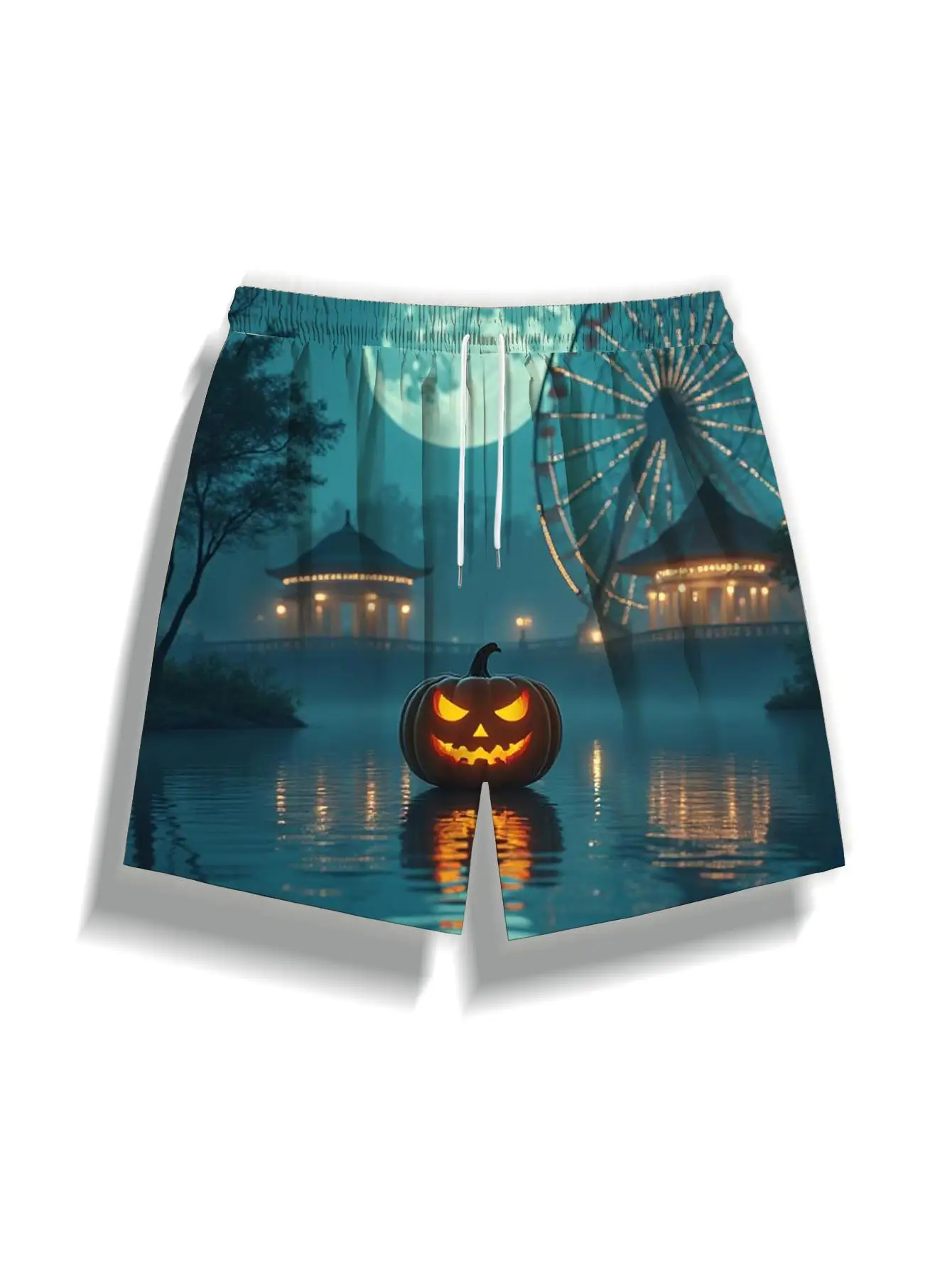 1pcs Men's Short swim trunks2026 Summer 3D Printed Short sleeve Quick drying running Polyester jogging men Breathable