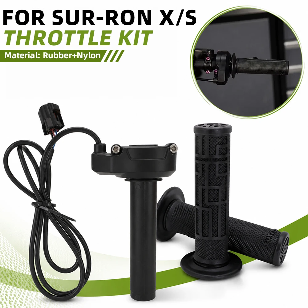 Motorcycles Handlebar Accelerated Handle Throttle Throttle Turn Grip For Surron Light Bee X & S Electric Dirt Bike E-bikesParts