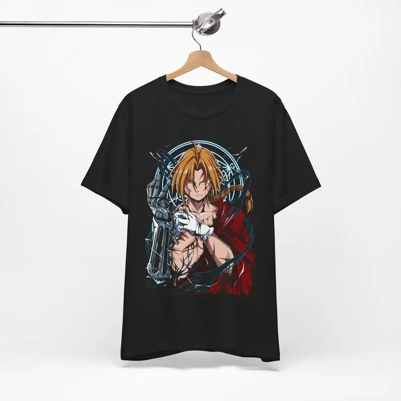 Fullmetal Alchemist Shirt, Edward Elric Shirt, Anime T-shirt, Otaku Shirt, Gift for him, Nerd Shirt