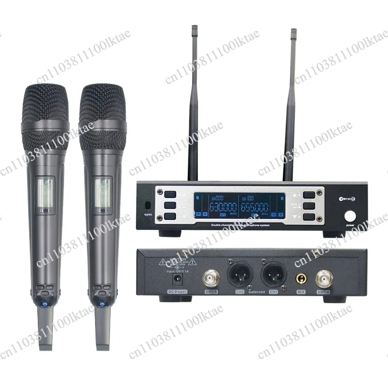 EW135G4 SKM9000 2-channel Setting System Dual-channel Microphone UHF Professional Speech Stage Performance Microphone Karaoke