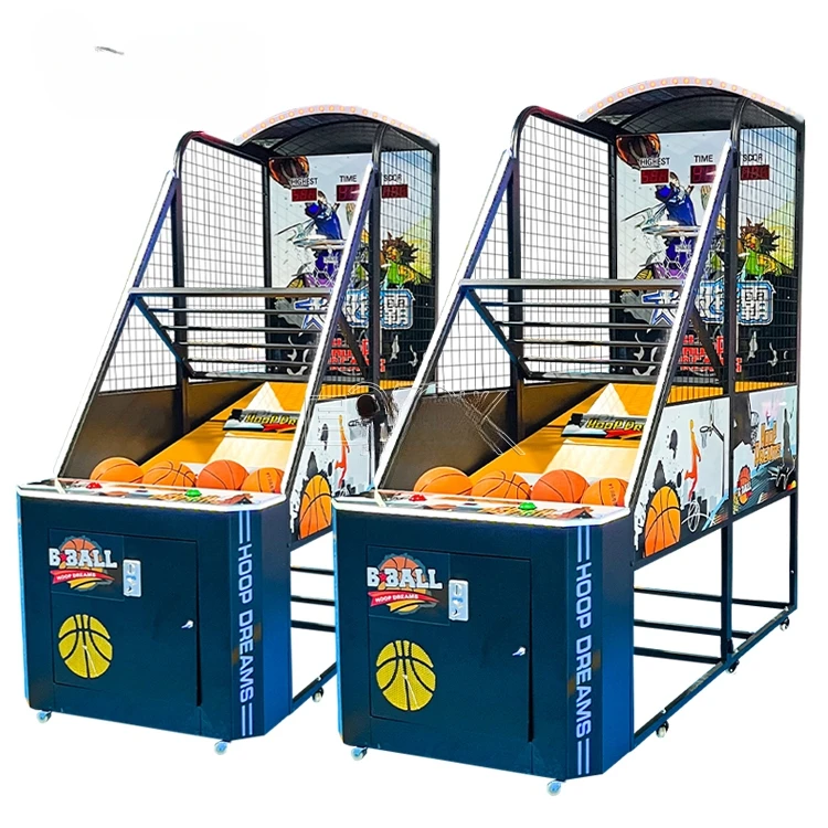 Coin Operated Indoor Amusement Center Electronic Arcade Street Basketball Arcade Game Machine