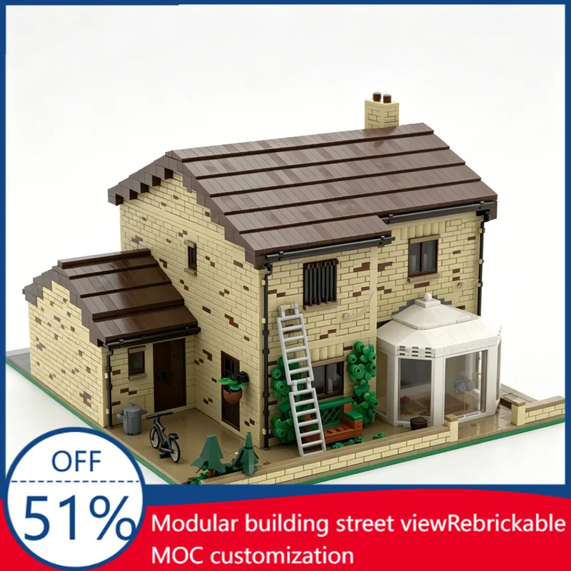 NEW 6401PCS Medieval Architecture 4 Privet Drive Harry House Model Custom Creative Blocks DIY Assembly Educational Toy Xmas Gift