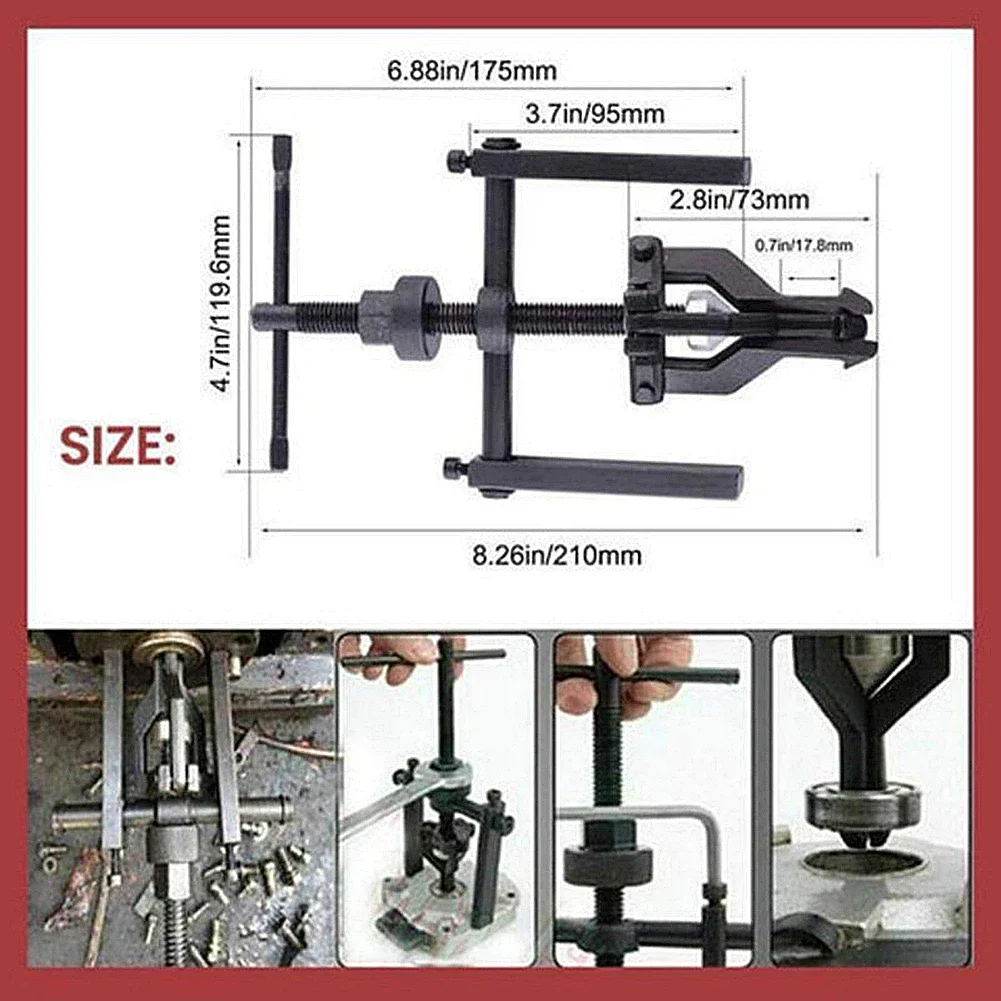 Car Inner Bearing Puller 3-Jaw Gear Extractor Labor-saving Car Separation Internal Bearing Extractor Automotive Repair Tool Kit