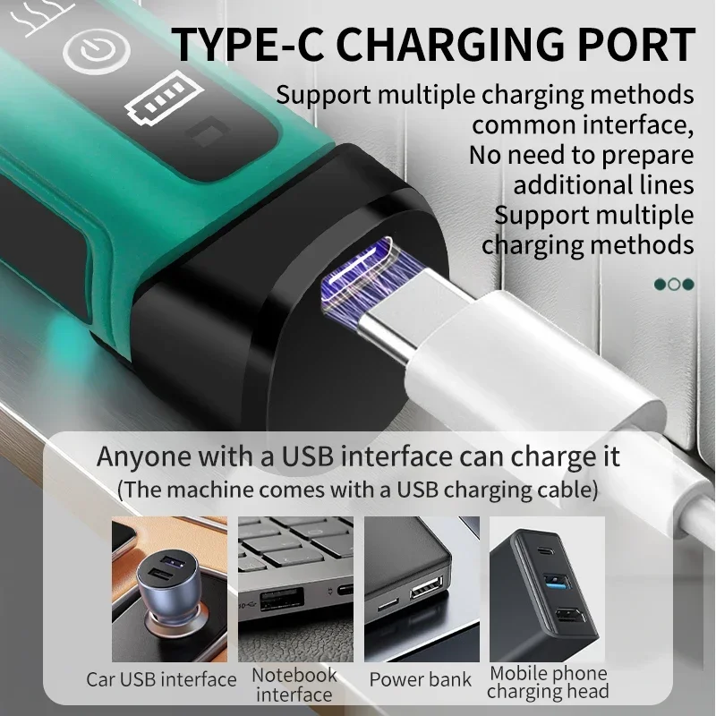 LUXIANZI USB беспроводной паяльник перезаряжаемый ремонтный сварочный инструмент быстрый нагрев беспроводной электрический паяльник с подсветкой