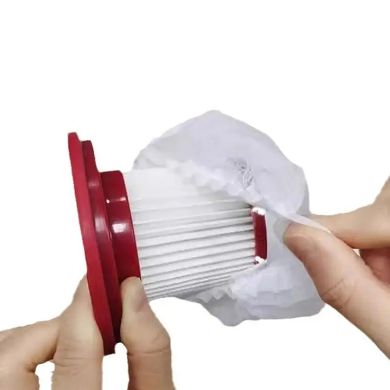 100 قطعة رخيصة المتاح مكنسة كهربائية تصفية الغطاء الواقي قابل للغسل غير المنسوجة النسيج للمكنسة الكهربائية المحمولة باليد #2