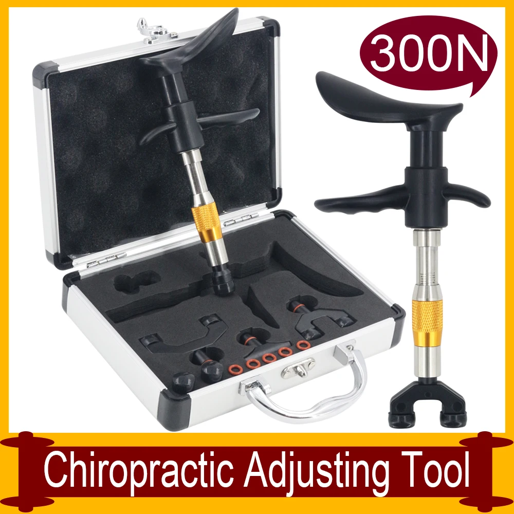 

Portable Chiropractic Adjusting Tool New Manual Gun 10 Levels Adjustable Intensity Correction Cervical Body Muscle Relax Massage