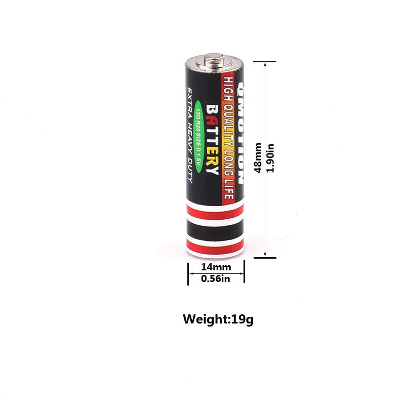 Mini celownik ukryty przedział 48mm bateria z suchym ogniwem AA pusty futerał ukryć gotówkę bizuterię na bezpieczne na zewnątrz podróży do domu