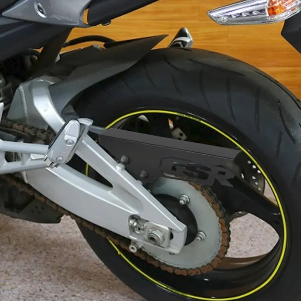 

For SUZUKI GSR400 GSR600 2006-2017 Motorcycle Sprocket Chain Guard Cover Motorbike Accessories Chainguard Protector GSR 400 600