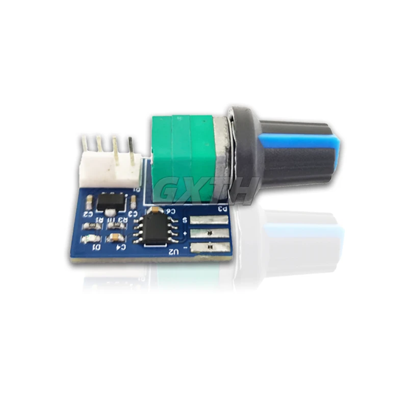 Single PWM Fan Speed Controller DC 12V Mute 4 Pin Computer Temperature Control Switch Cooler Fan