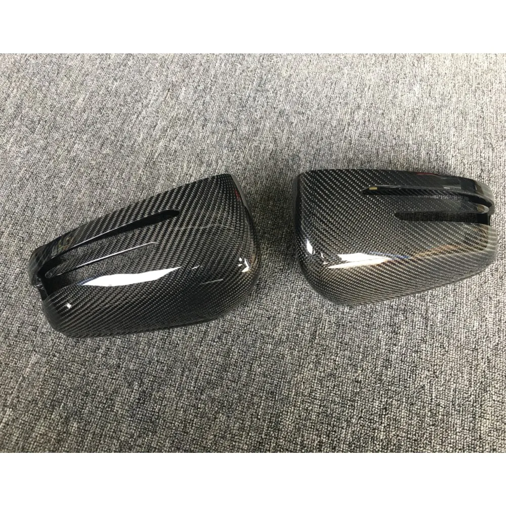 Carbon Fiber Side RearView Mirror Cap Trim Covers for Mercedes Benz A C CLA GLA CLS Class W176 W117 W204 W212 W218 W207