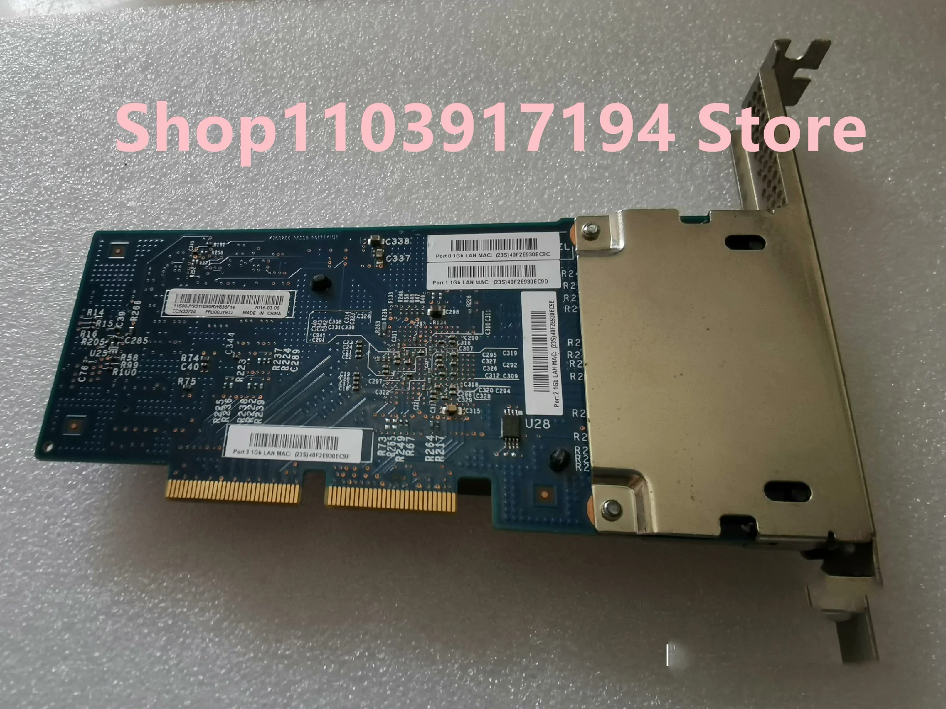 FOR  IBM X3850 X6 I350-T4  PCI-E 47C8210 00JY932 00JY931  Four-port Network card