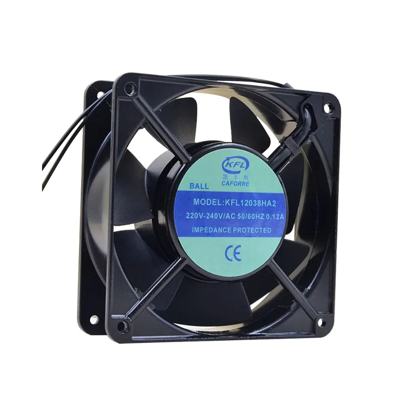 NEW ORIGINAL KFL12038HA2 220-240VAC 0.12A 12038 120*120*38mm 12cm COOLING FAN RADIATOR