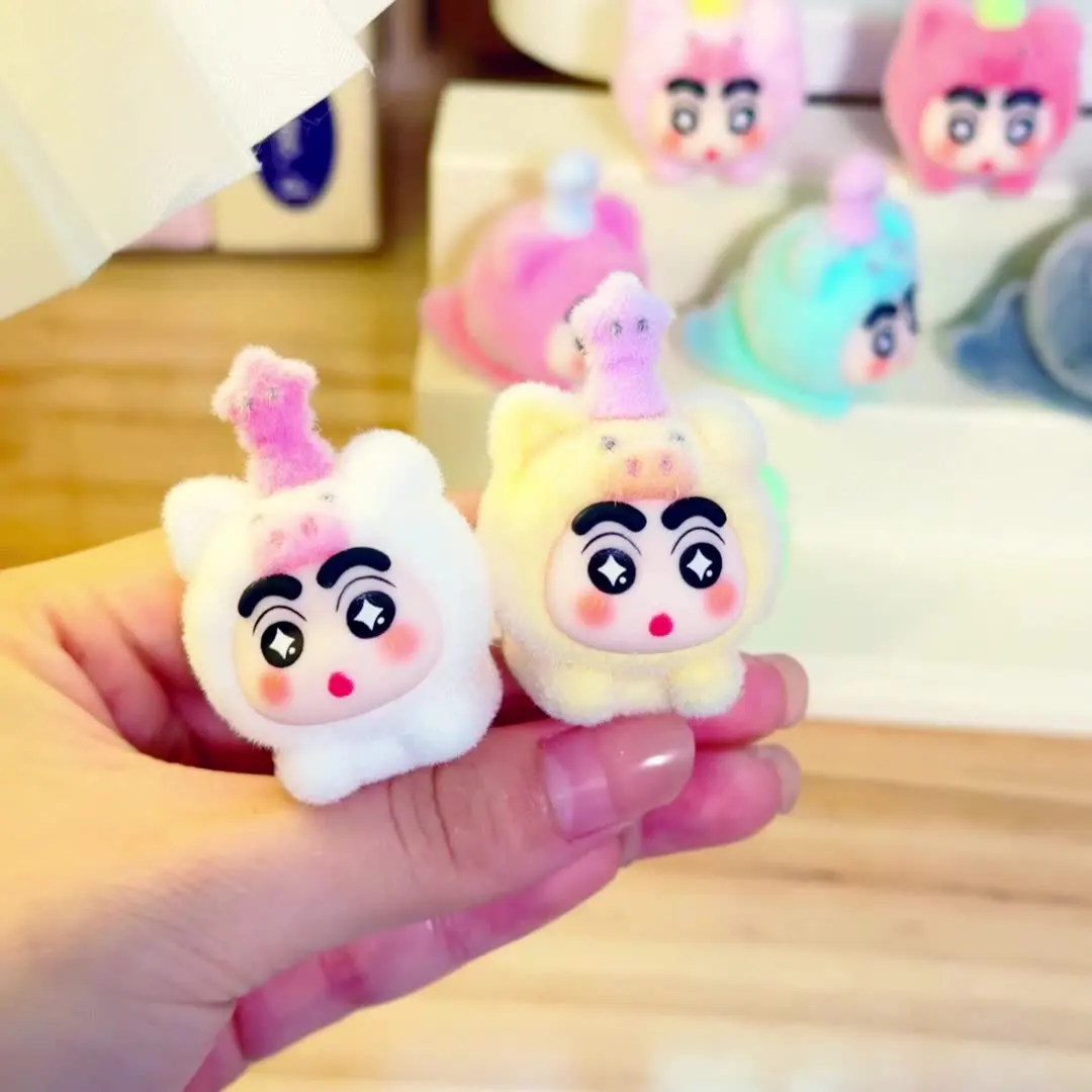 New Animation: Xiao Xin Panda Pig Adorable Granular Animation Figurines Live-Stream Collaboration Blind Box Set & Backpack Deskt