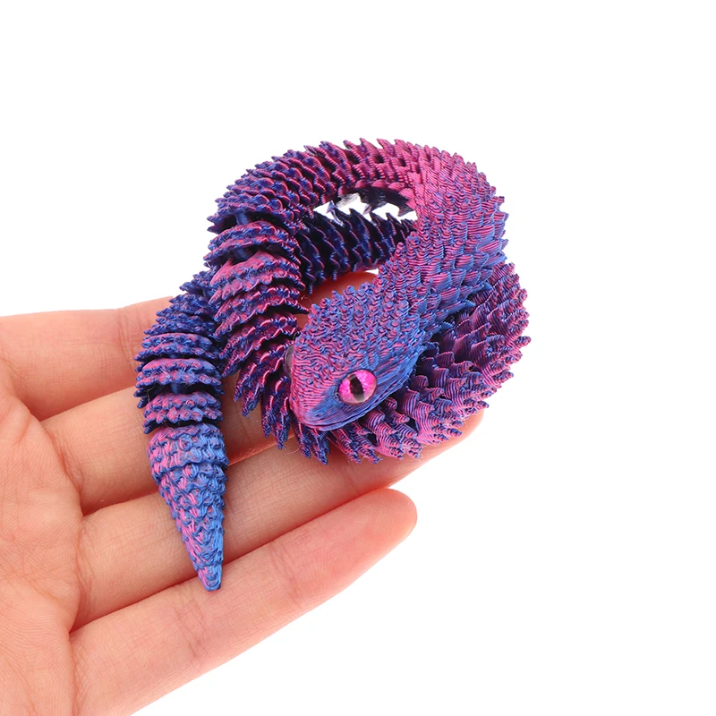 ثلاثية الأبعاد مطبوعة الأفعى التنين ثلاثية الأبعاد شخصيات مطبوعة السنة الجديدة الديكور 2025 التقليدية الجدول زخرفة ثلاثية الأبعاد لعب للأطفال هدية الكريسماس