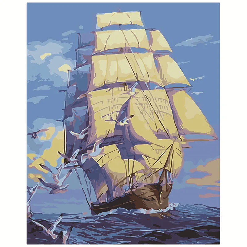 

5109061 Digital oil painting living room decorative painting sofa background wall hanging painting