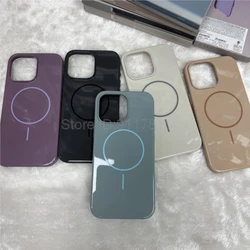 For Magsafe Magnetic Case For iPhone 16 15 Pro Max 14 13 12 11 Promax Luxury Camera Control Button Animation Shockproof Cover