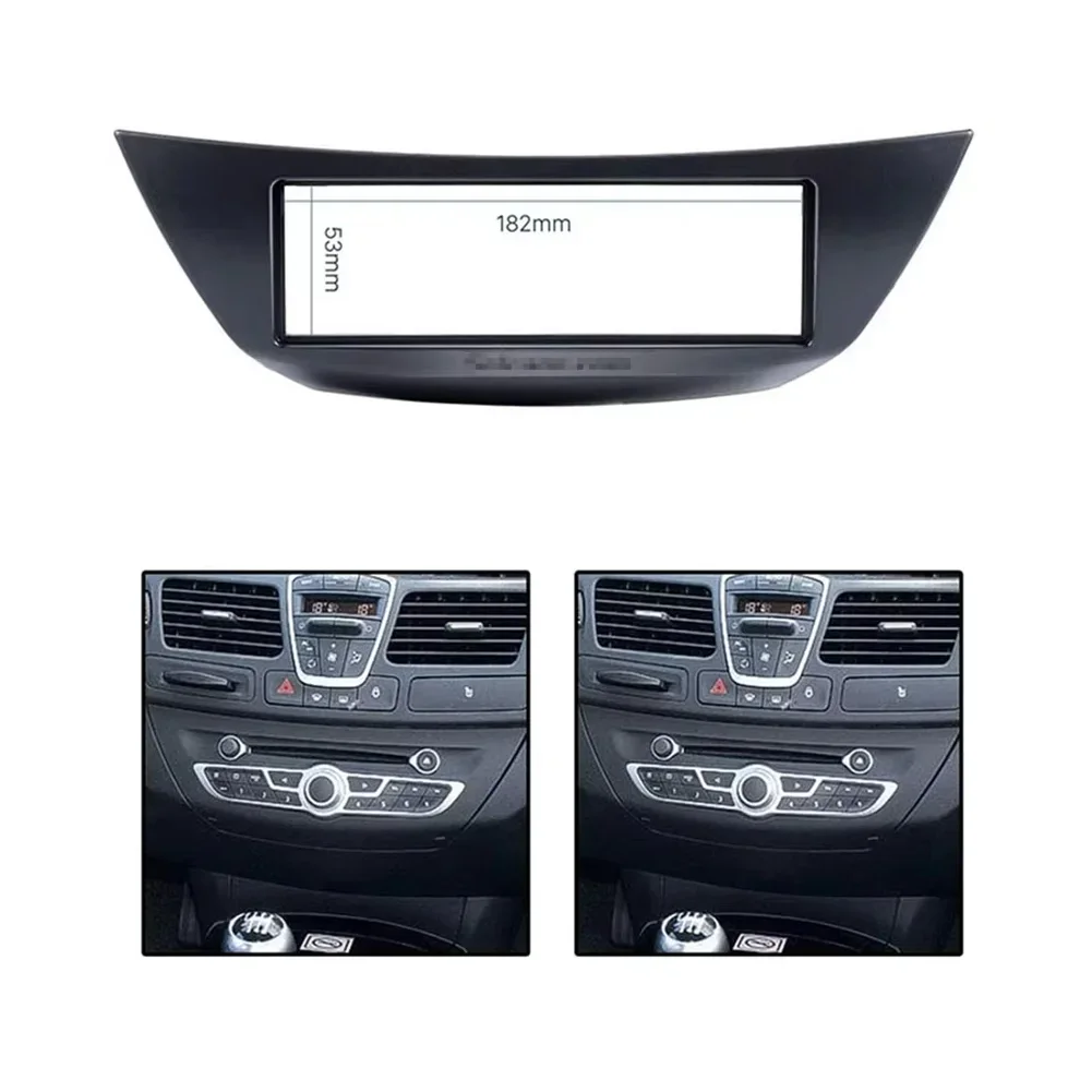 Car Audio Facia 1 Din Designed Specifically For Renault For Laguna III 2007 For Dashboard Layout To Accommodate DVD Units