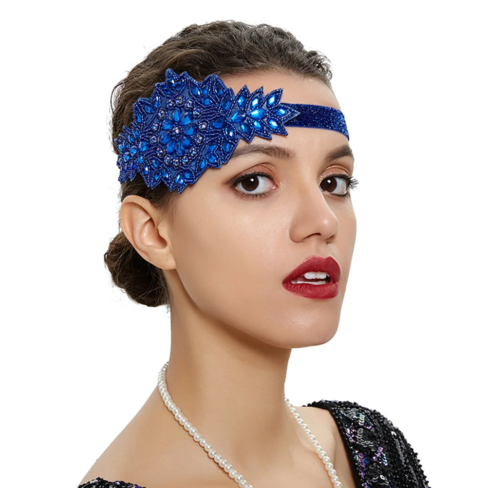 

1pcs Rhinestone Headband Vintage Style Elegant Flapper Fascinator Hair Accessory For Women Party Prom Wedding Decoration